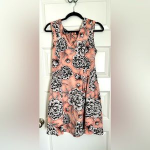 Worthington Floral Fit & Flare Midi Dress